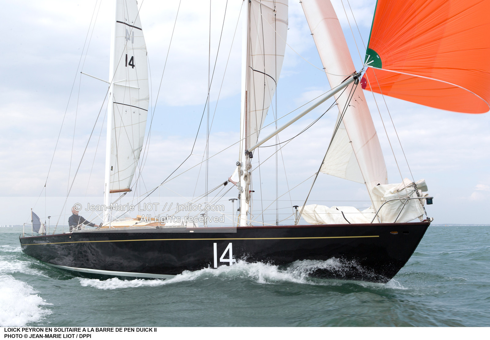 LOICK PEYRON A BORD DE PEN DUICK II