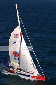 VENDEE GLOBE 2001- ROLAND JOURDAIN ARRIVAL