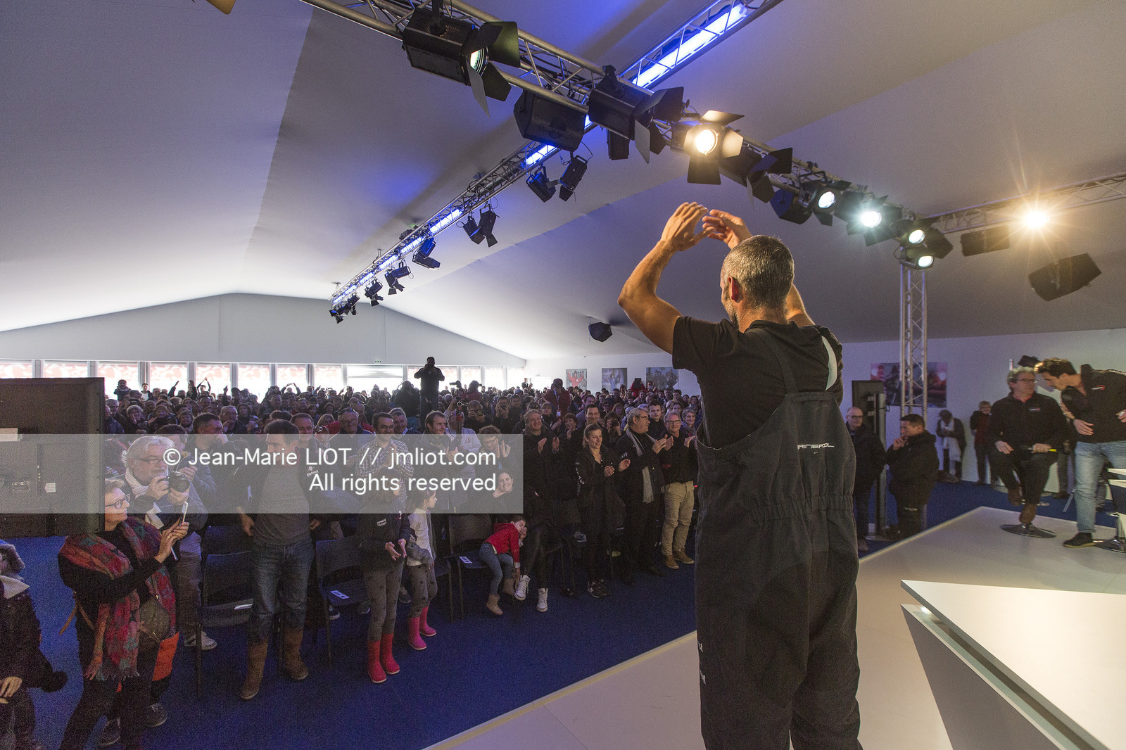 VENDEE GLOBE 2016-2017 - FABRICE AMEDEO - NEWREST-MATMUT - ARRIVEE