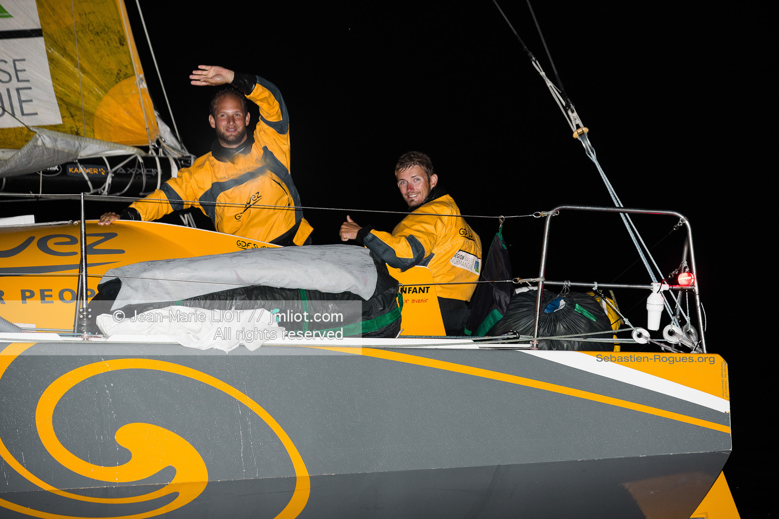 TRANSAT JACQUES VABRE 2013 GDF SUEZ - S.ROGUES ET F.DELAHAYE VAINQUEURS EN CLASS 40