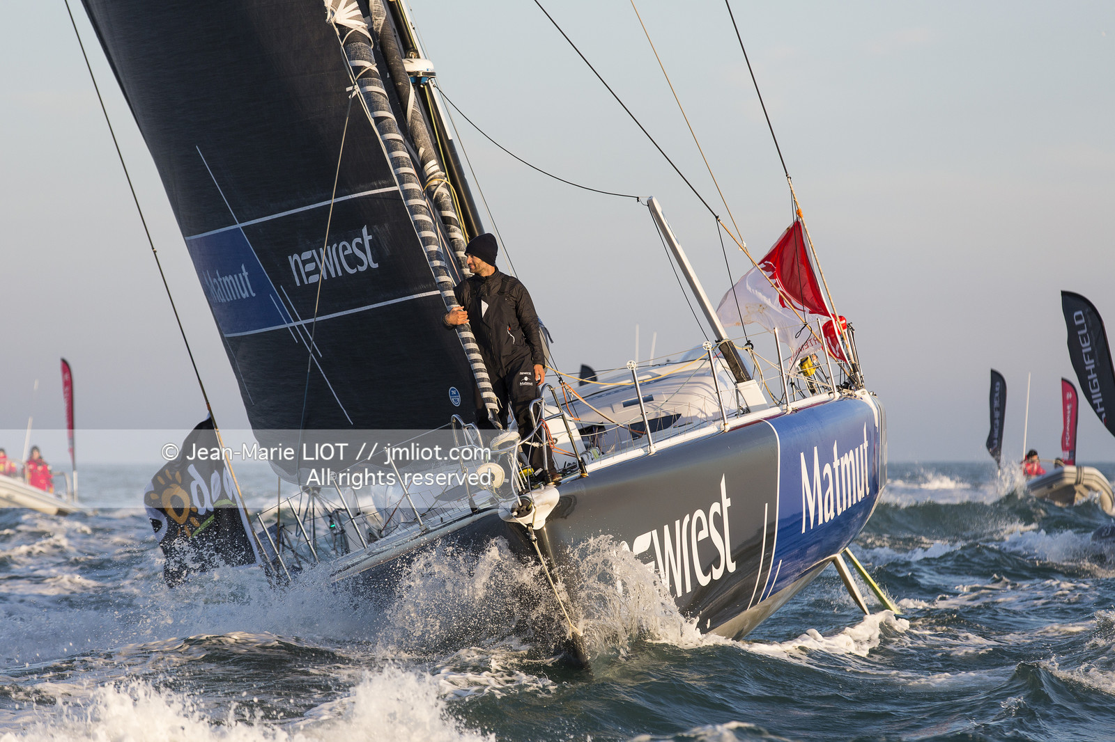 VENDEE GLOBE 2016-2017 - FABRICE AMEDEO - NEWREST-MATMUT - ARRIVEE