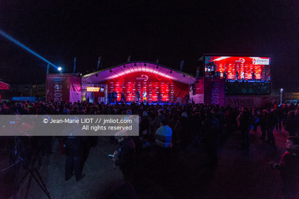 Les Sables d'Olonne, January 19, 2017 arrival of Armel Le Cléac'h (FR) skipper of the imoca Banque Populaire arrives 1st Vendee globe 2016-2017. Photo © Jean-Marie Liot   DPPI