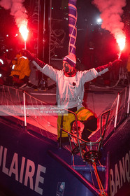 Les Sables d'Olonne, January 19, 2017 arrival of Armel Le Cléac'h (FR) skipper of the imoca Banque Populaire arrives 1st Vendee globe 2016-2017. Photo © Jean-Marie Liot   DPPI