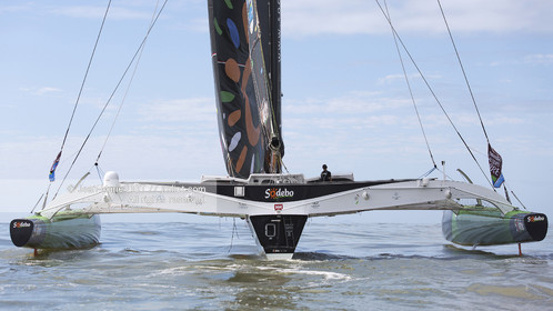 .Itajaï (Brazil), saturday, november 7, 2015, Thomas Coville and Jean-Luc Nélias second in the Transat Jacques Vabre.Photo © JEAN-MARIE LIOT   DPPI