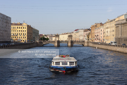 .Russia, Saint Petersburg, listed as World Heritage by UNESCO, in the city streets