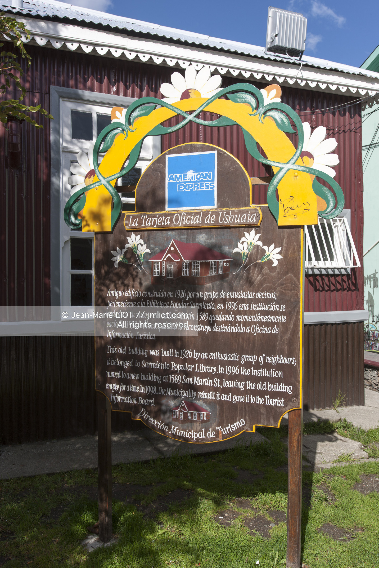 Ushuaia, Terre de Feu est la ville la plus australe du globe.Située à la pointe de l'Argentine cette province est la porte de l'antartique.photo © Jean-Marie Liot.