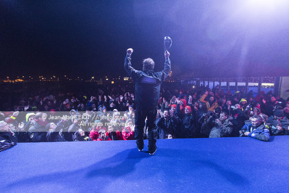 VENDEE GLOBE 2016-2017 - ARRIVEE ERIC BELLION - COMME UN SEUL HOMME