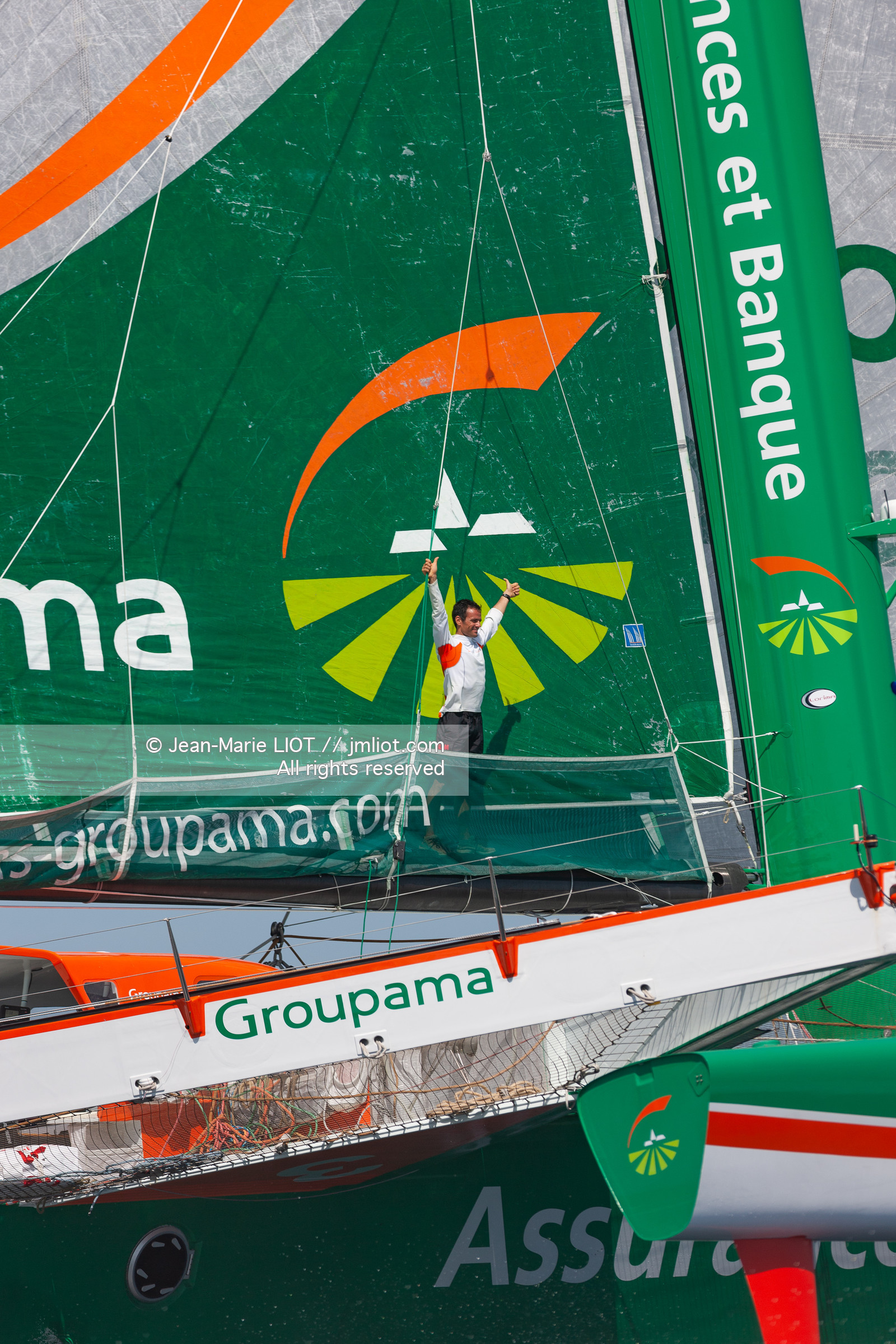ROUTE DU RHUM 2010 - FRANCK CAMMAS - ARRIVEE