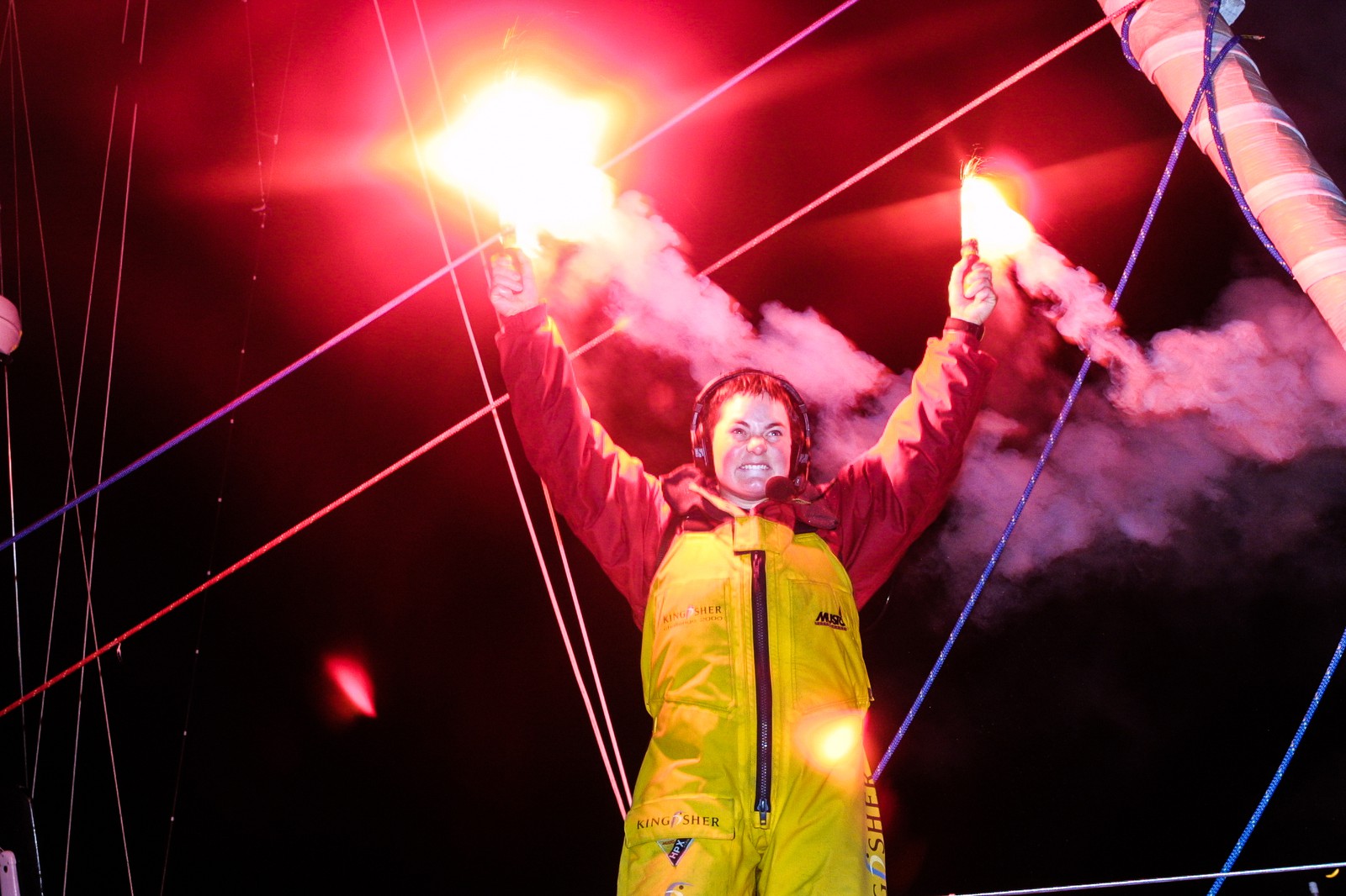 ARRIVEE ELLEN MACARTHUR - 2E