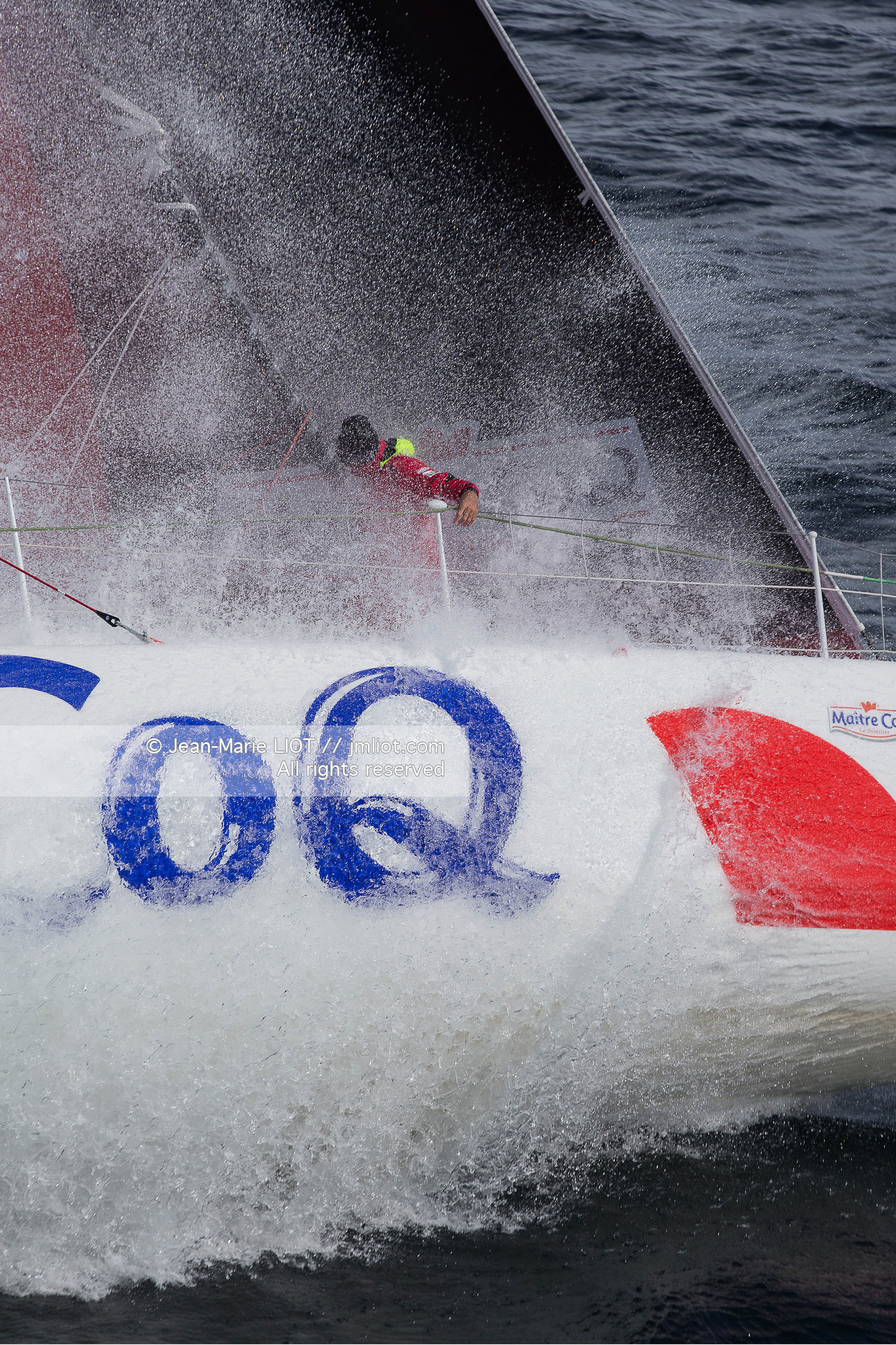 IMOCA MAITRE COQ - JEREMIE BEYOU.