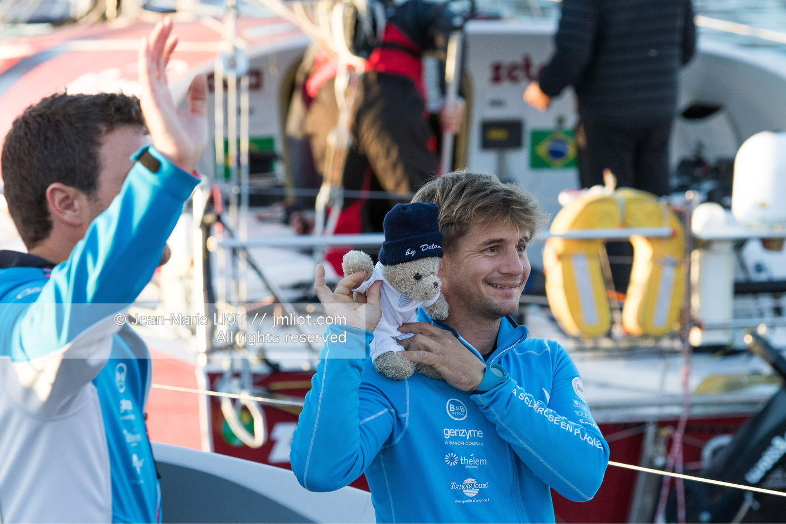 Départ de la Transat Jacques Vabre, le 25 octobre 2015 au Havre.- Photo Jean Marie Liot   DPPI.