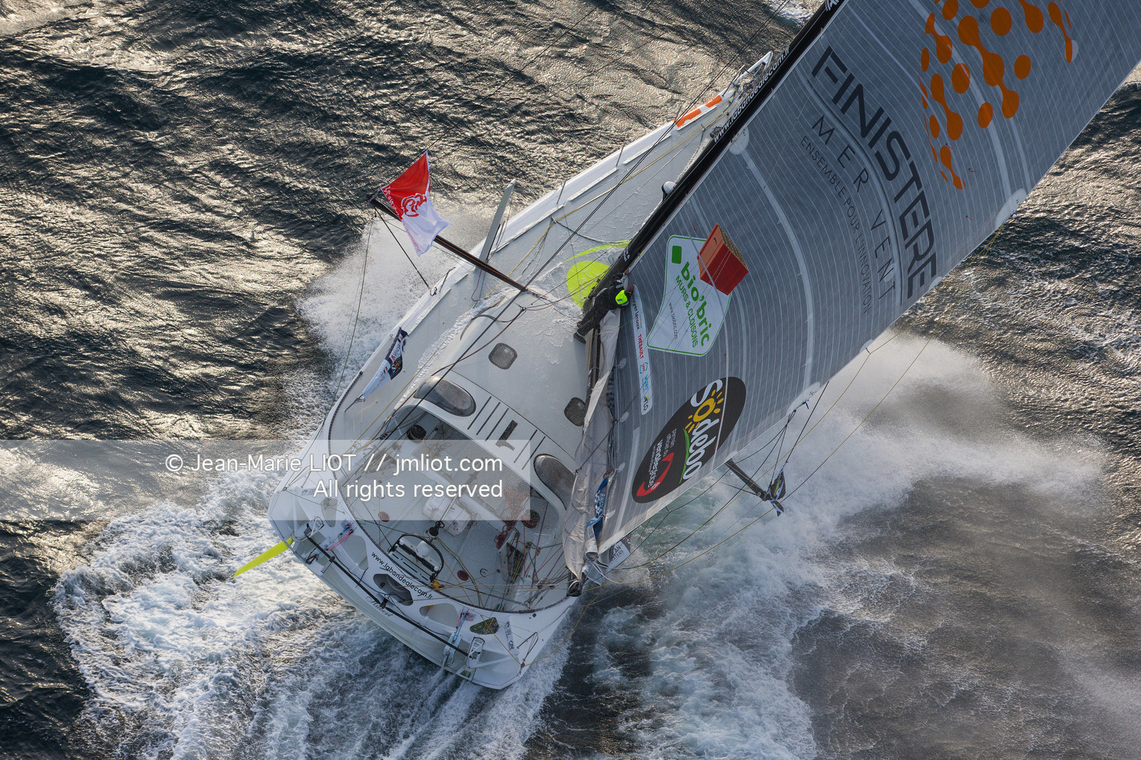 VENDEE GLOBE 2016-2017 - JEAN LE CAM - FINISTERE MER VENT